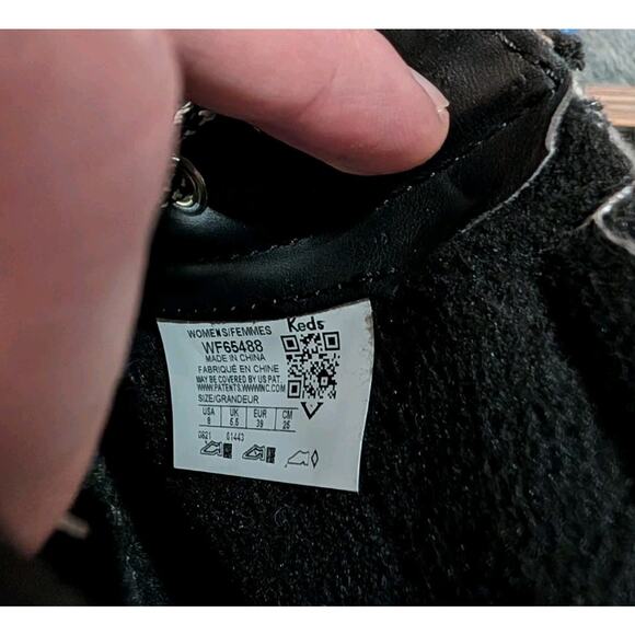 Keds Scout III Black Shearling Madras Plaid Ankle Duck Boots Womens Sz 8 WF65488 - Picture 6 of 6